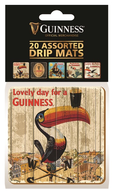 (image for) Guinness 20 assorted Beer Mats
